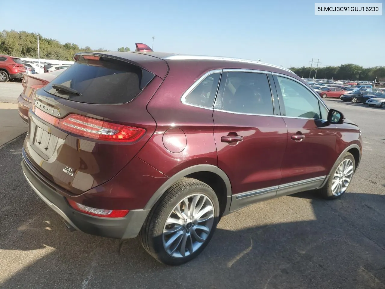 5LMCJ3C91GUJ16230 2016 Lincoln Mkc Reserve