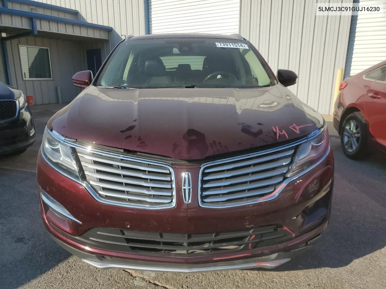 2016 Lincoln Mkc Reserve VIN: 5LMCJ3C91GUJ16230 Lot: 73911514