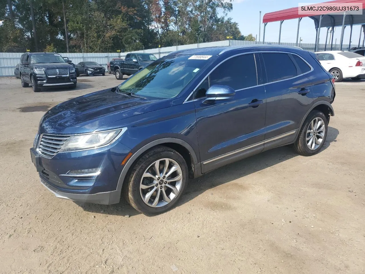 2016 Lincoln Mkc Select VIN: 5LMCJ2C98GUJ31673 Lot: 77558844