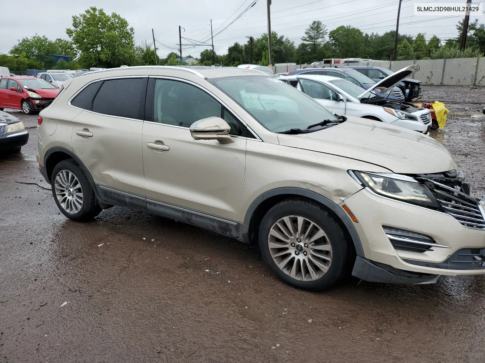 5LMCJ3D98HUL21429 2017 Lincoln Mkc Reserve