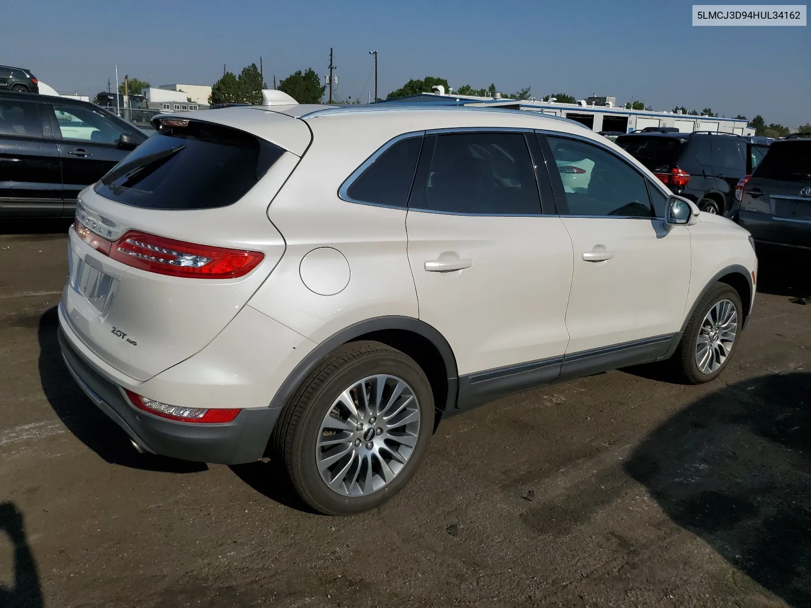 2017 Lincoln Mkc Reserve VIN: 5LMCJ3D94HUL34162 Lot: 65991604