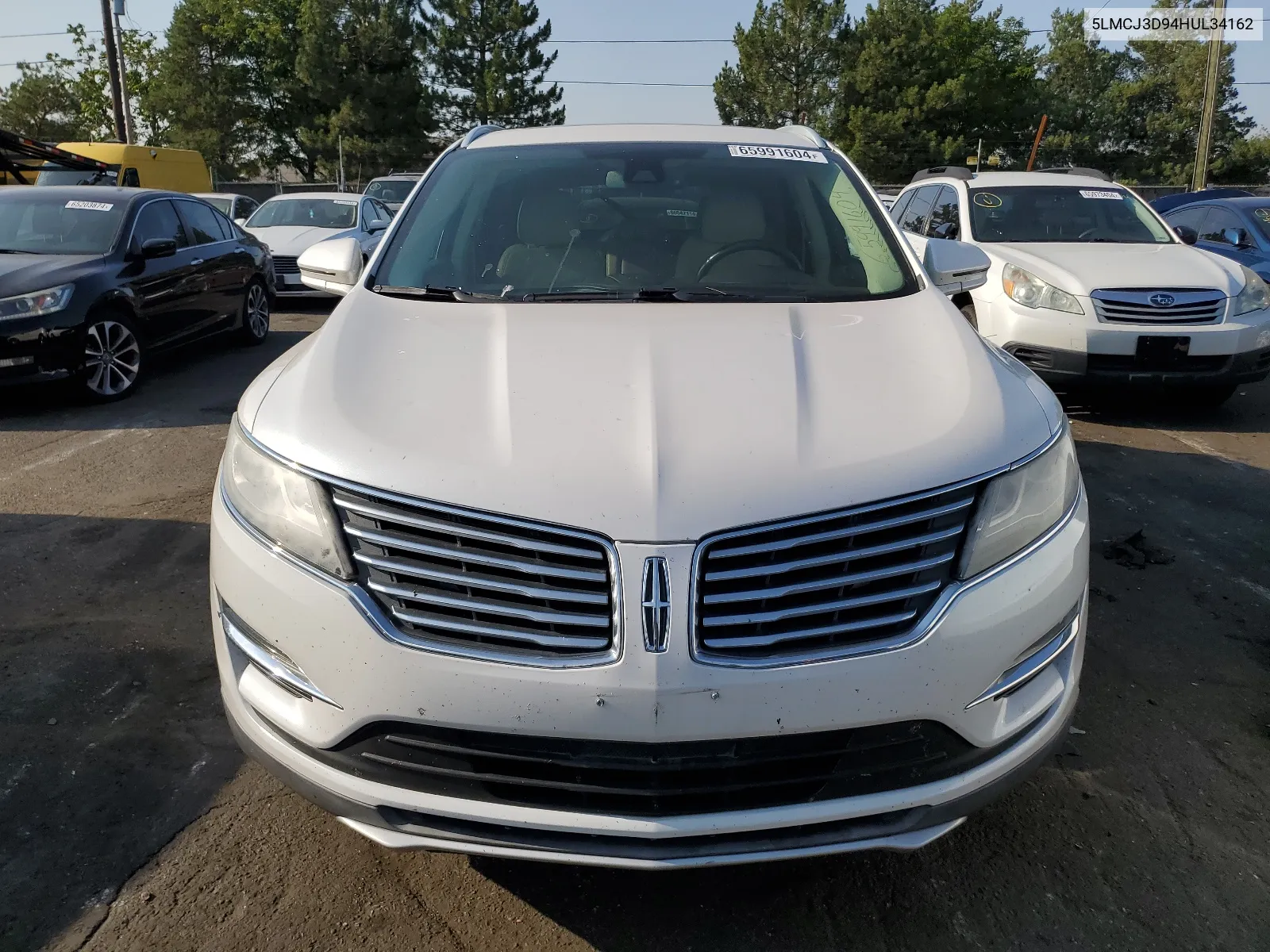 5LMCJ3D94HUL34162 2017 Lincoln Mkc Reserve