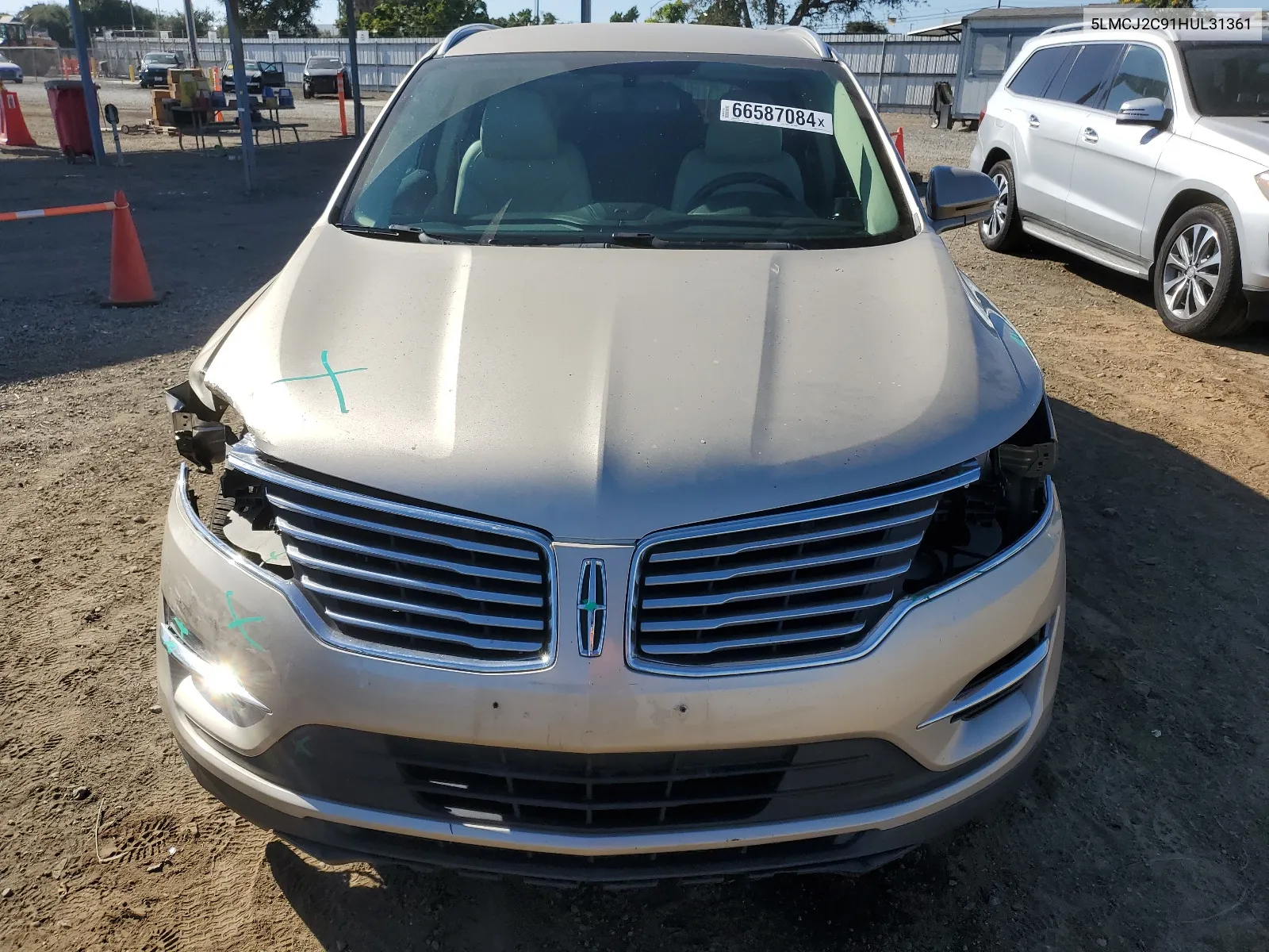 2017 Lincoln Mkc Select VIN: 5LMCJ2C91HUL31361 Lot: 66587084