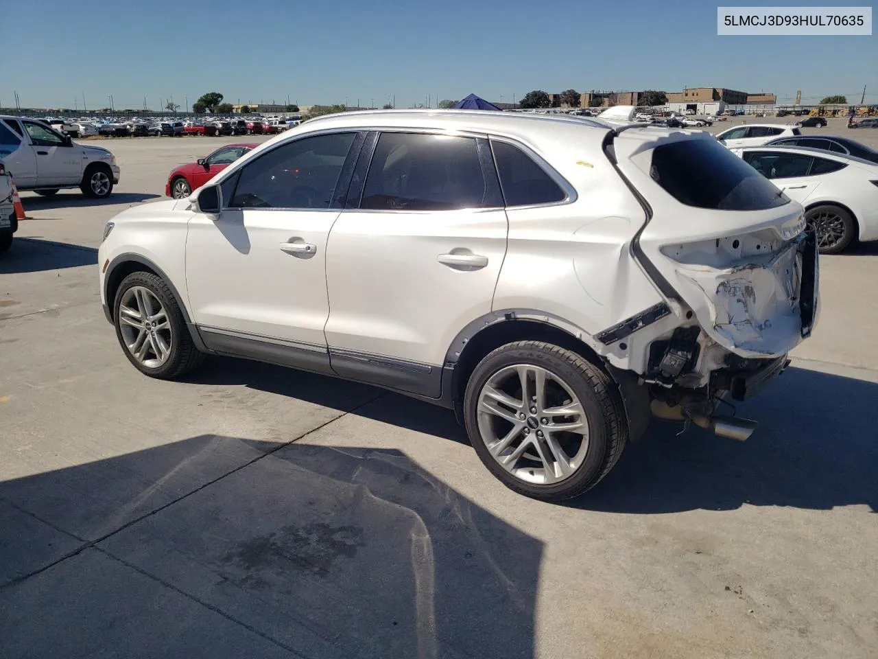 2017 Lincoln Mkc Reserve VIN: 5LMCJ3D93HUL70635 Lot: 69051904