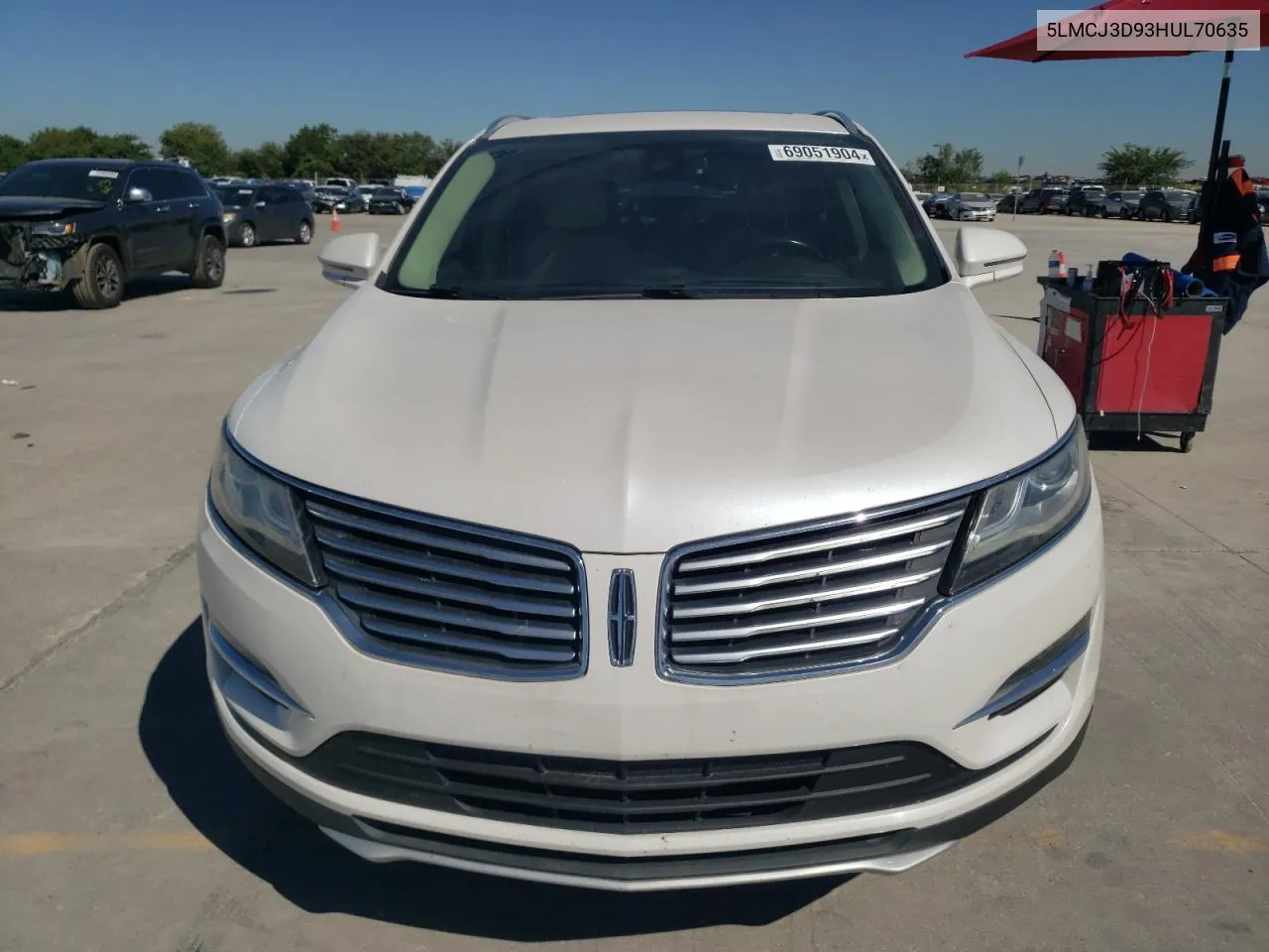 2017 Lincoln Mkc Reserve VIN: 5LMCJ3D93HUL70635 Lot: 69051904