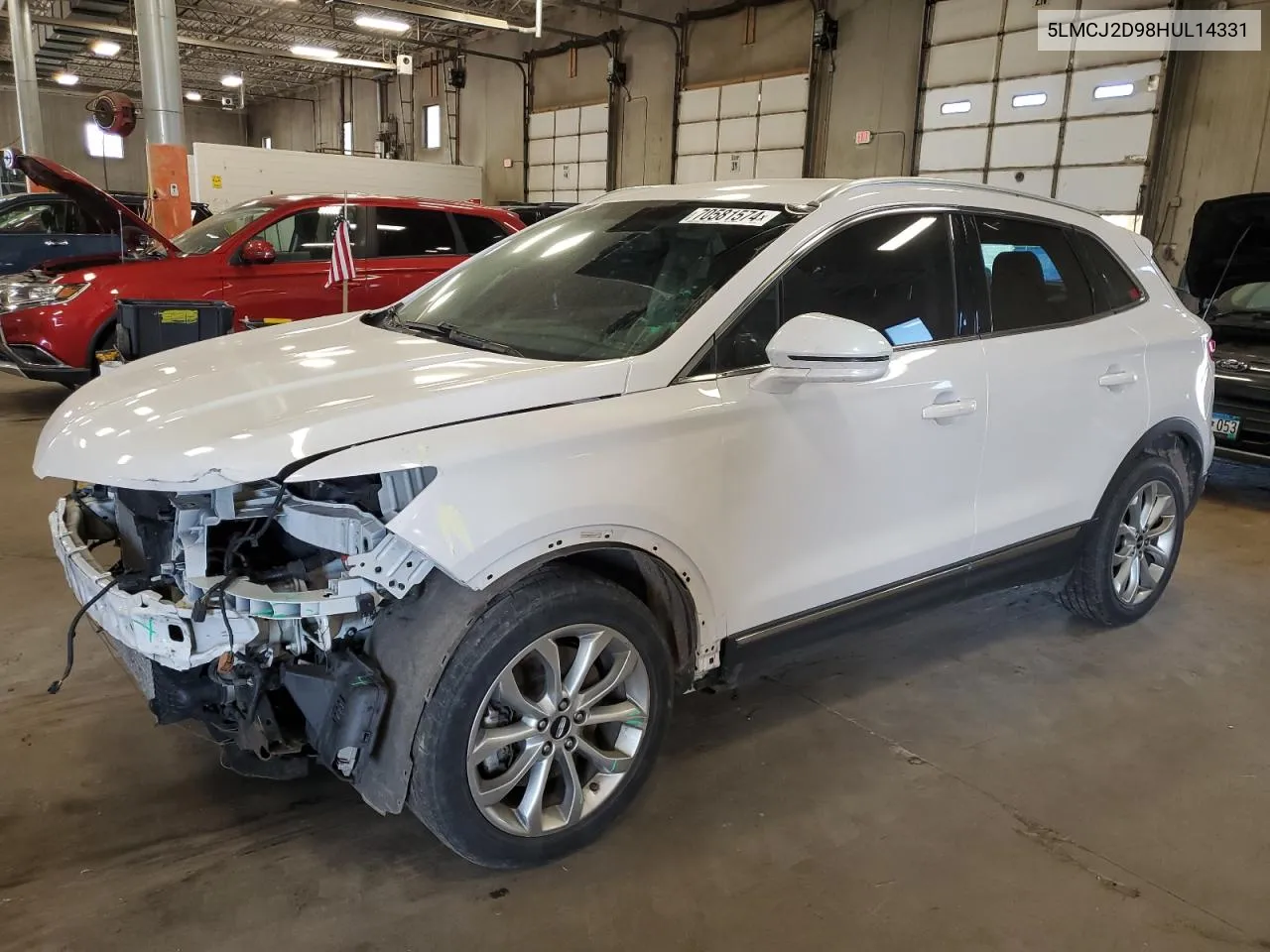 5LMCJ2D98HUL14331 2017 Lincoln Mkc Select