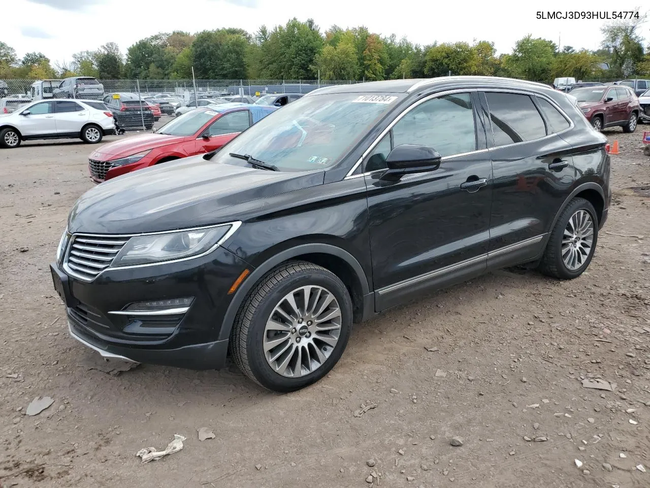 2017 Lincoln Mkc Reserve VIN: 5LMCJ3D93HUL54774 Lot: 71013784