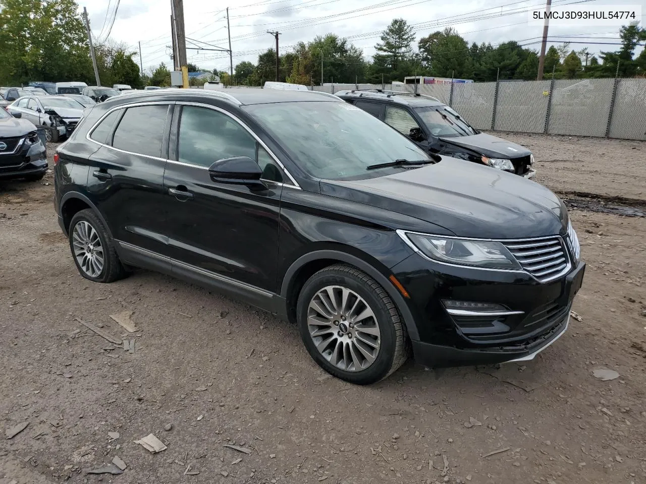 2017 Lincoln Mkc Reserve VIN: 5LMCJ3D93HUL54774 Lot: 71013784