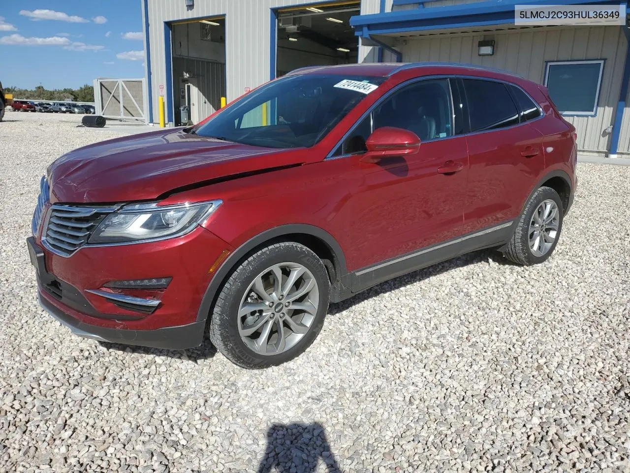 2017 Lincoln Mkc Select VIN: 5LMCJ2C93HUL36349 Lot: 72414484