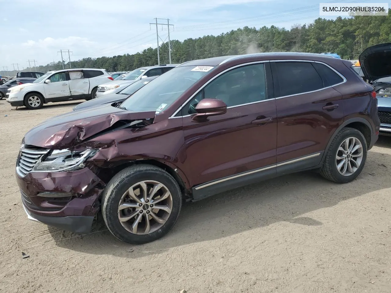 2017 Lincoln Mkc Select VIN: 5LMCJ2D90HUL35206 Lot: 72998244