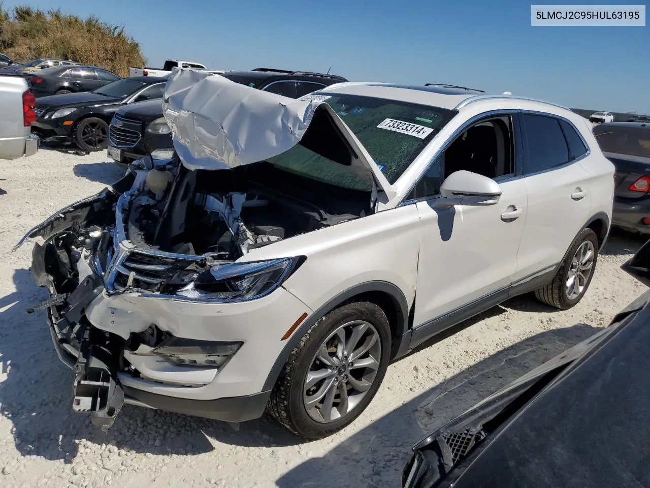 2017 Lincoln Mkc Select VIN: 5LMCJ2C95HUL63195 Lot: 73323314