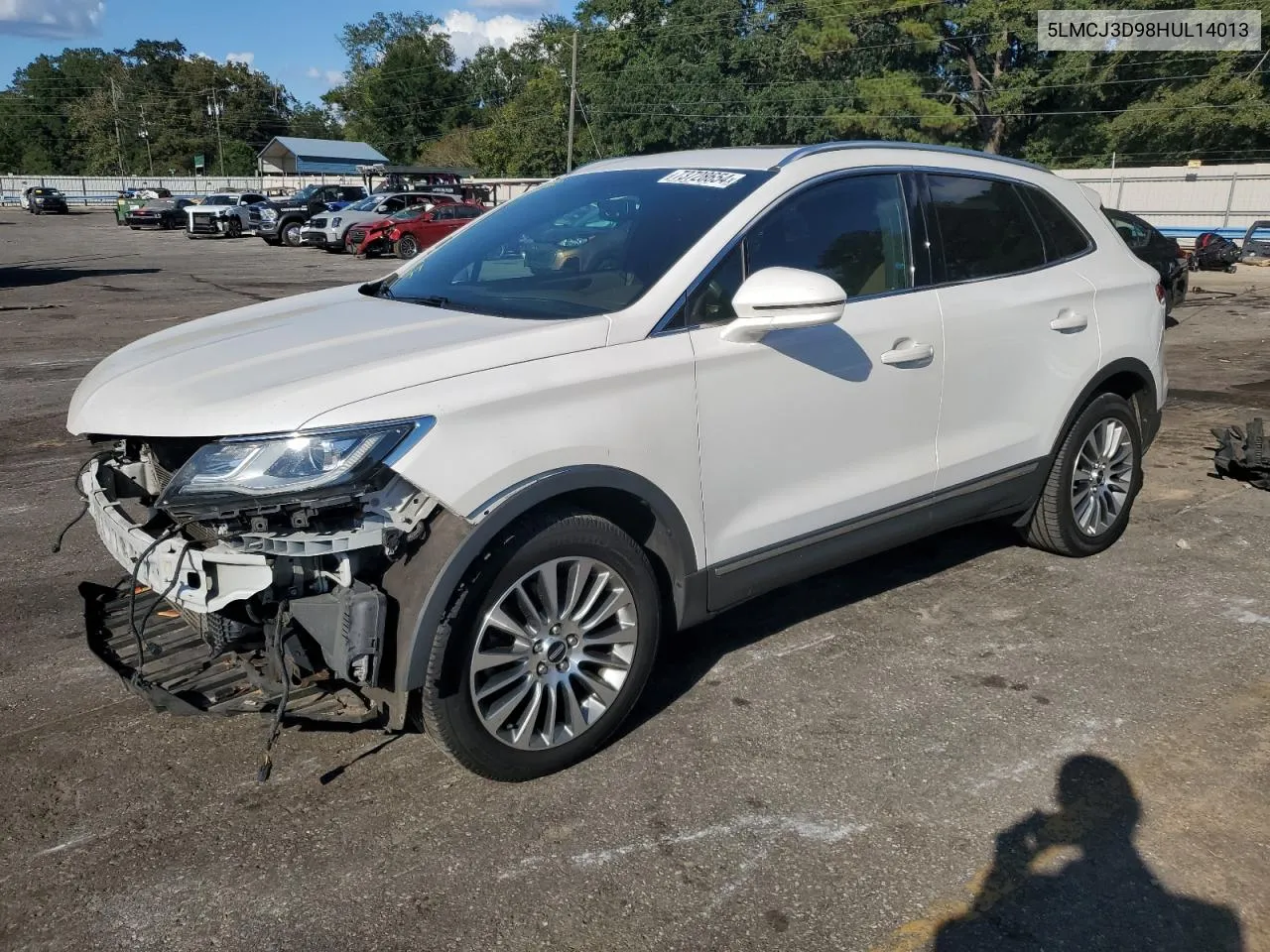 2017 Lincoln Mkc Reserve VIN: 5LMCJ3D98HUL14013 Lot: 73728654