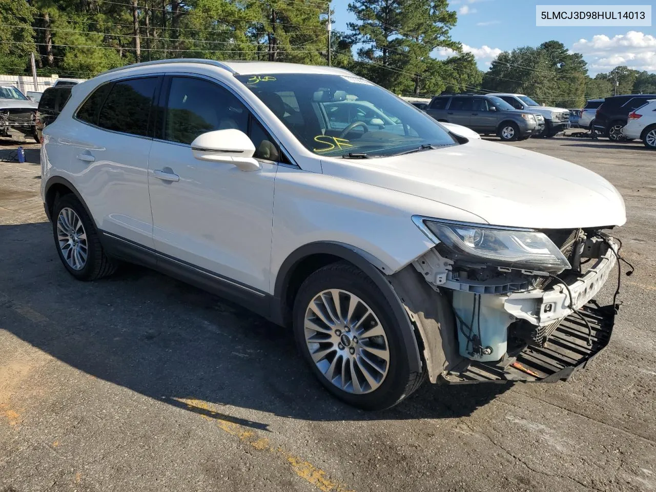 5LMCJ3D98HUL14013 2017 Lincoln Mkc Reserve