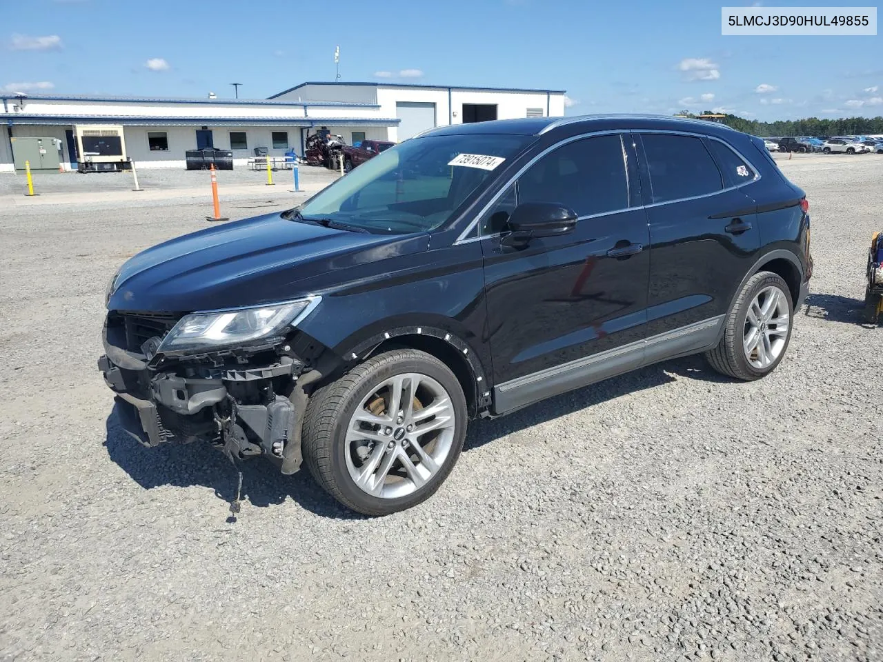 2017 Lincoln Mkc Reserve VIN: 5LMCJ3D90HUL49855 Lot: 73915074