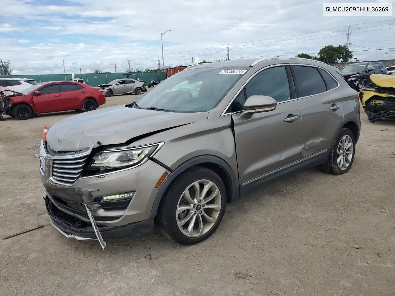 2017 Lincoln Mkc Select VIN: 5LMCJ2C95HUL36269 Lot: 74050874