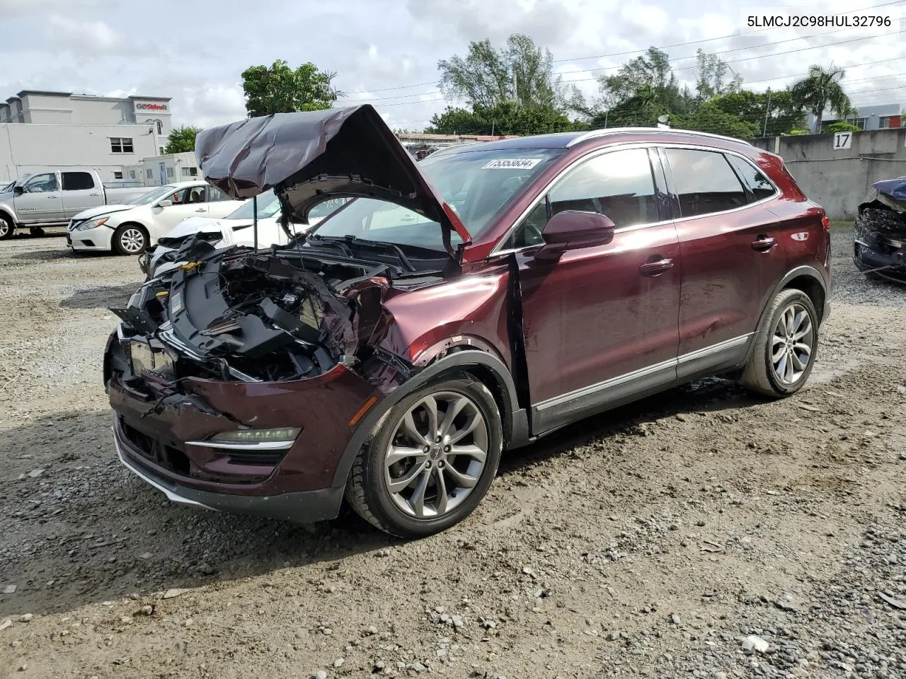 2017 Lincoln Mkc Select VIN: 5LMCJ2C98HUL32796 Lot: 75353834