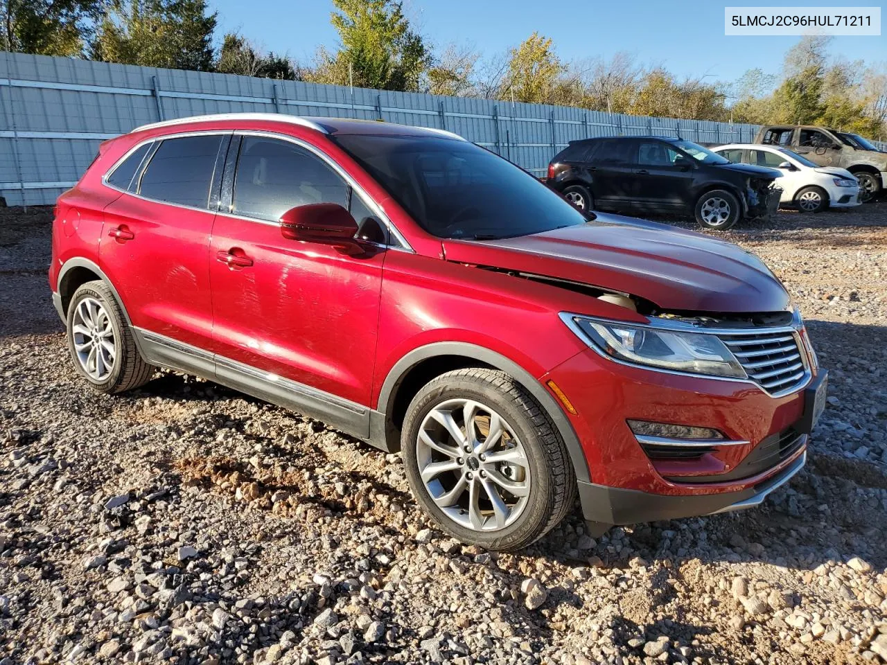 2017 Lincoln Mkc Select VIN: 5LMCJ2C96HUL71211 Lot: 80539494