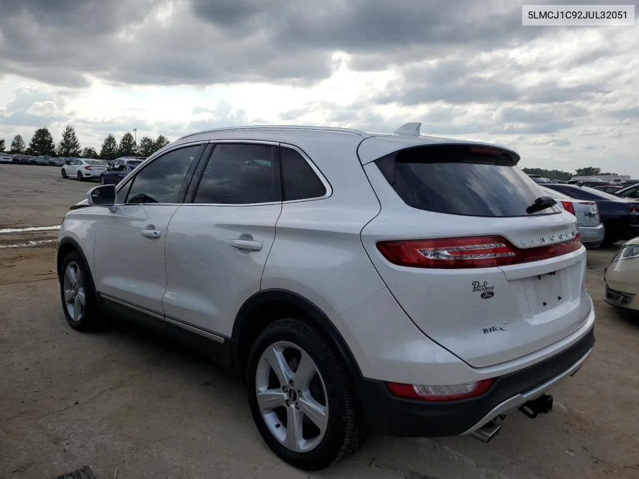 2018 Lincoln Mkc Premiere VIN: 5LMCJ1C92JUL32051 Lot: 57626514