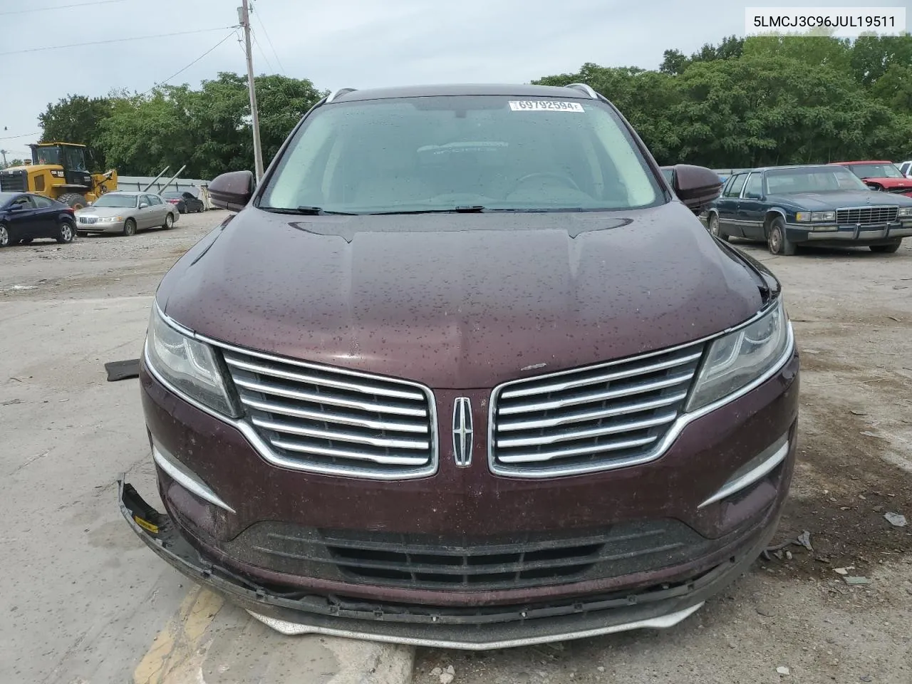 2018 Lincoln Mkc Reserve VIN: 5LMCJ3C96JUL19511 Lot: 69792594