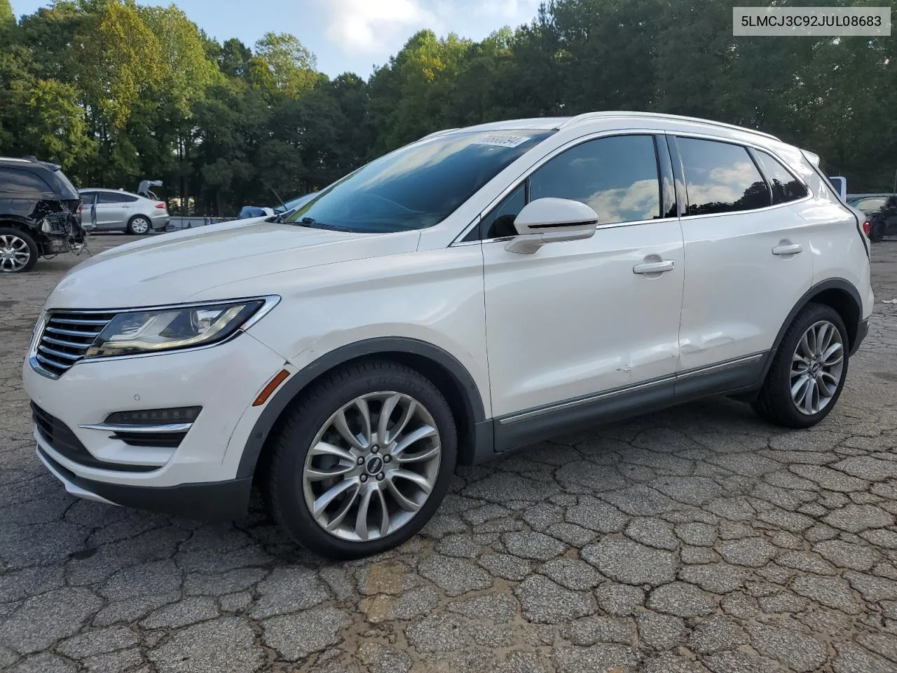 2018 Lincoln Mkc Reserve VIN: 5LMCJ3C92JUL08683 Lot: 70880094