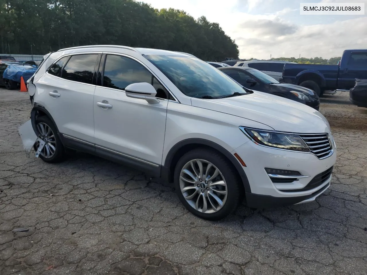 2018 Lincoln Mkc Reserve VIN: 5LMCJ3C92JUL08683 Lot: 70880094