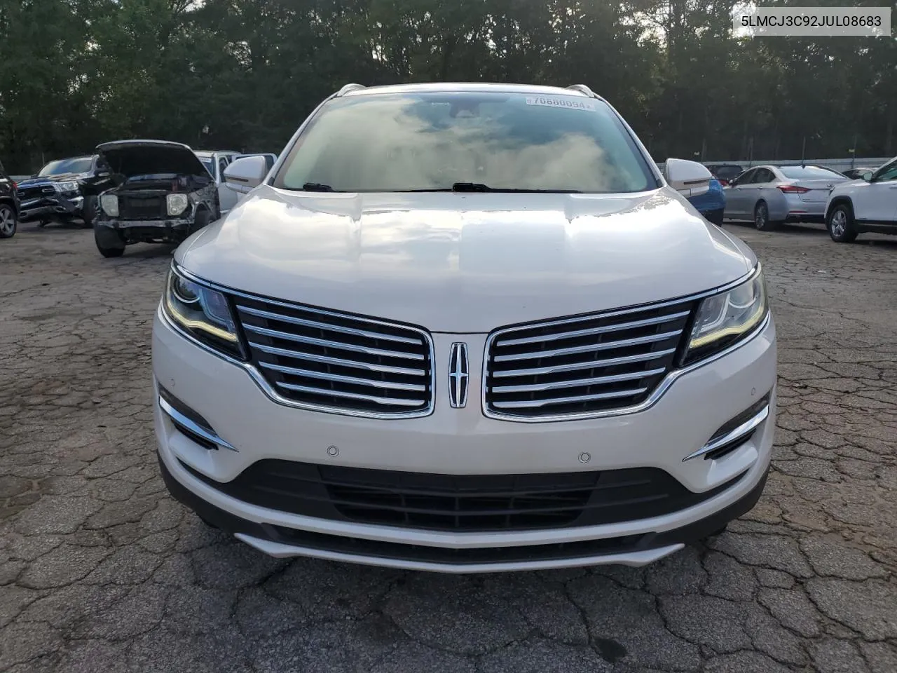 2018 Lincoln Mkc Reserve VIN: 5LMCJ3C92JUL08683 Lot: 70880094