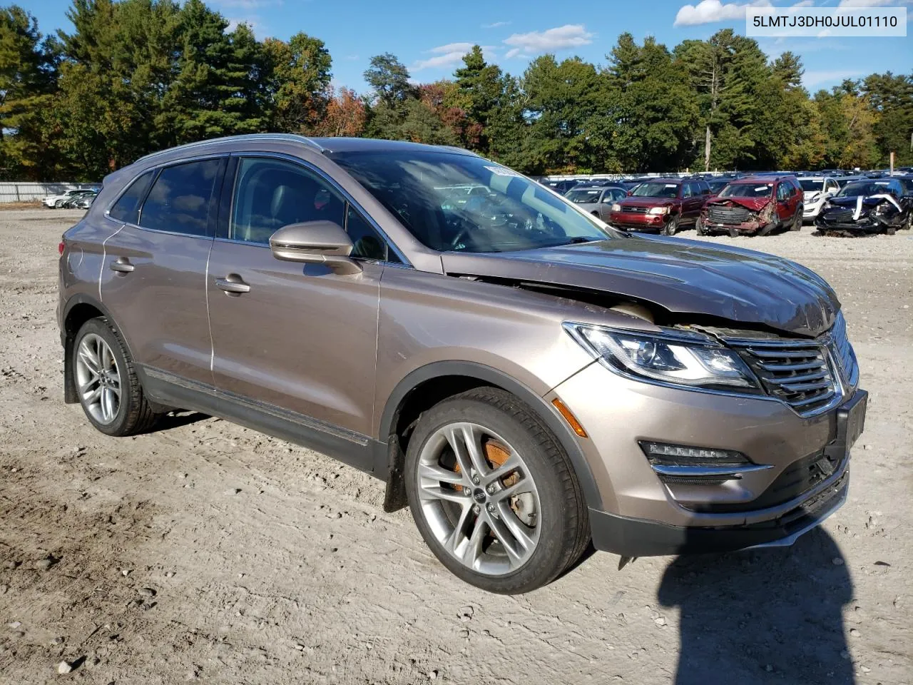 2018 Lincoln Mkc Reserve VIN: 5LMTJ3DH0JUL01110 Lot: 74572904