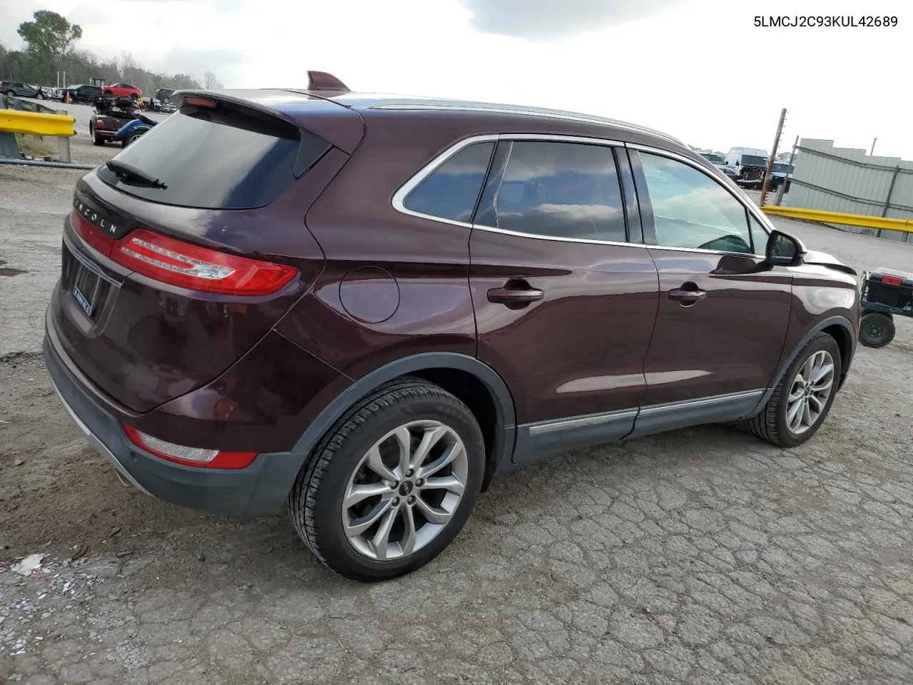 2019 Lincoln Mkc Select VIN: 5LMCJ2C93KUL42689 Lot: 55673664