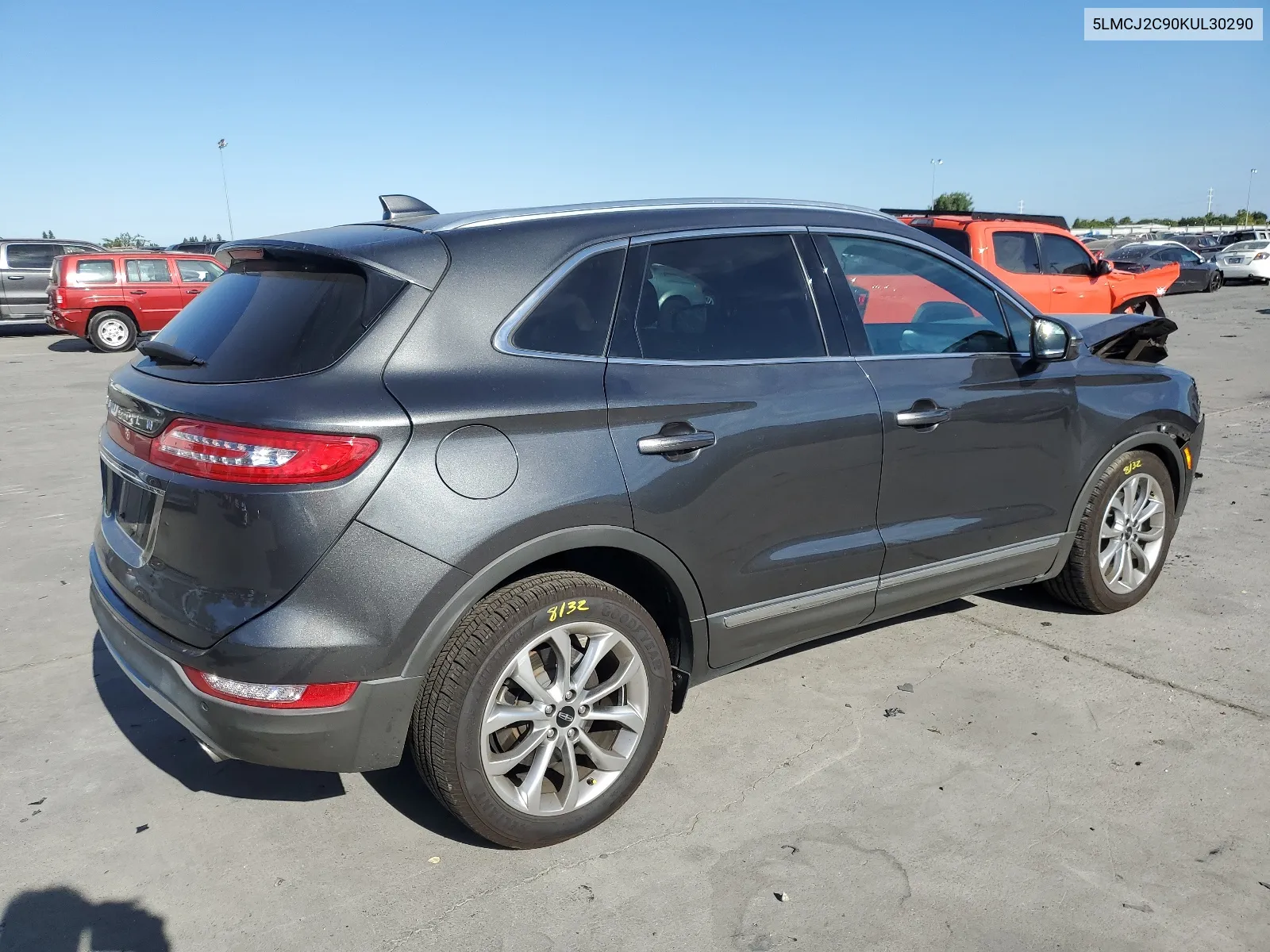 2019 Lincoln Mkc Select VIN: 5LMCJ2C90KUL30290 Lot: 65437364