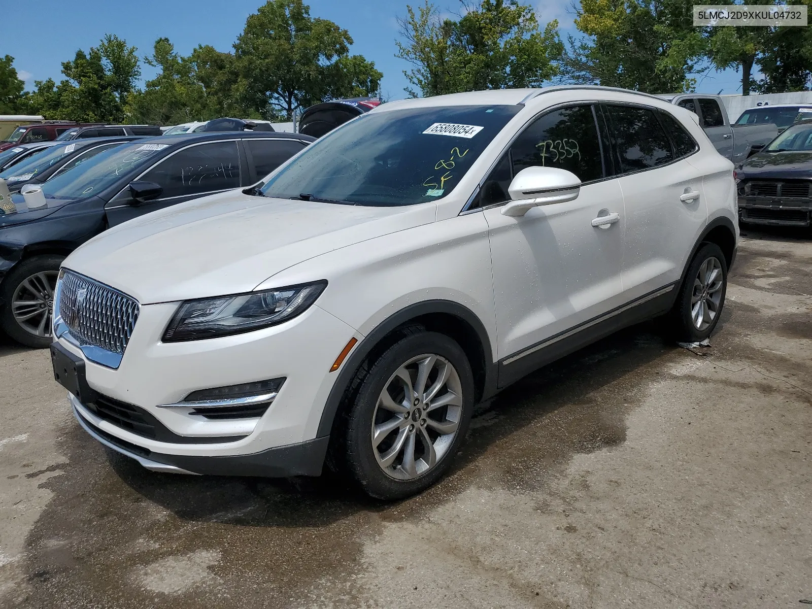 2019 Lincoln Mkc Select VIN: 5LMCJ2D9XKUL04732 Lot: 65808054