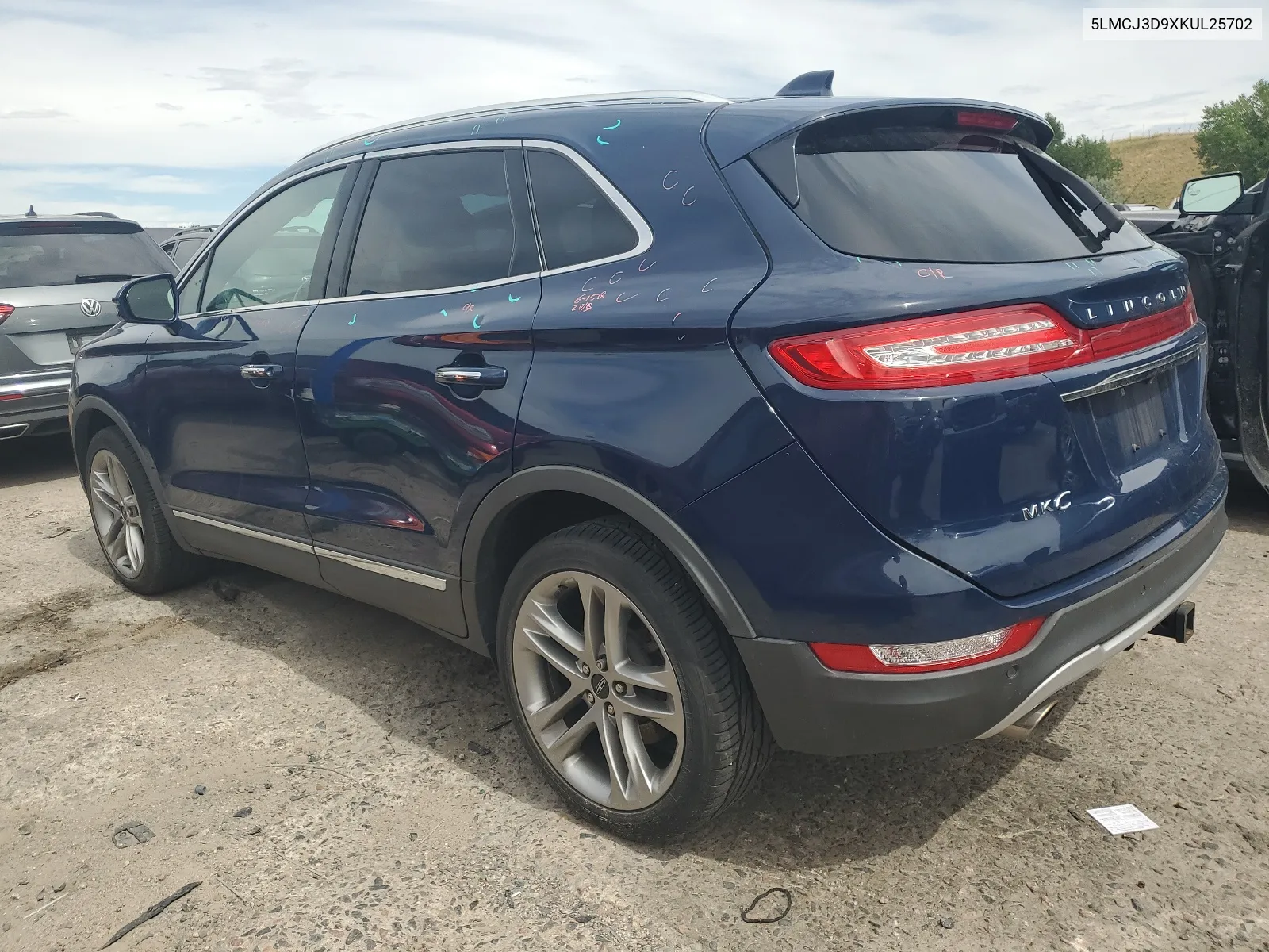 2019 Lincoln Mkc Reserve VIN: 5LMCJ3D9XKUL25702 Lot: 68507674