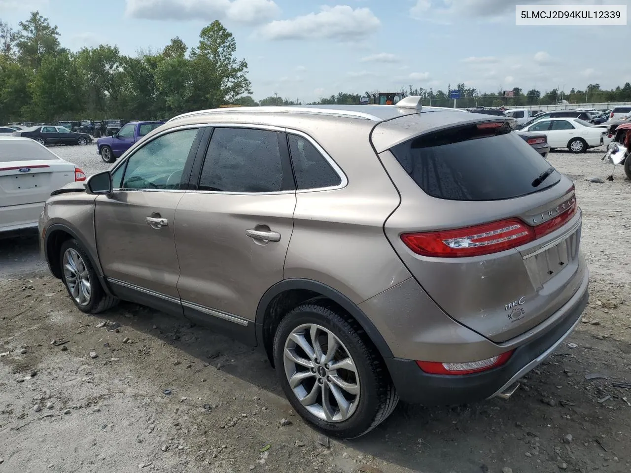 5LMCJ2D94KUL12339 2019 Lincoln Mkc Select