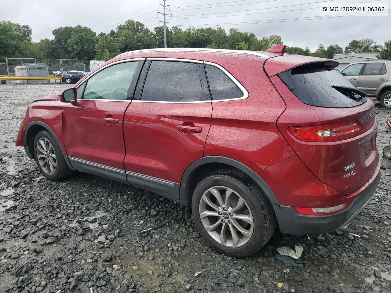 5LMCJ2D92KUL06362 2019 Lincoln Mkc Select