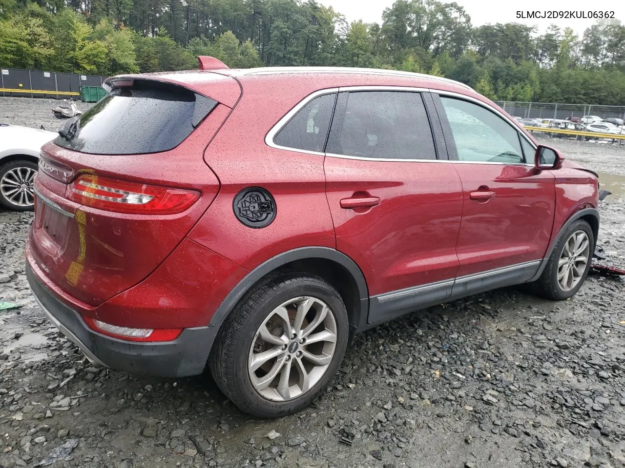 2019 Lincoln Mkc Select VIN: 5LMCJ2D92KUL06362 Lot: 71945444