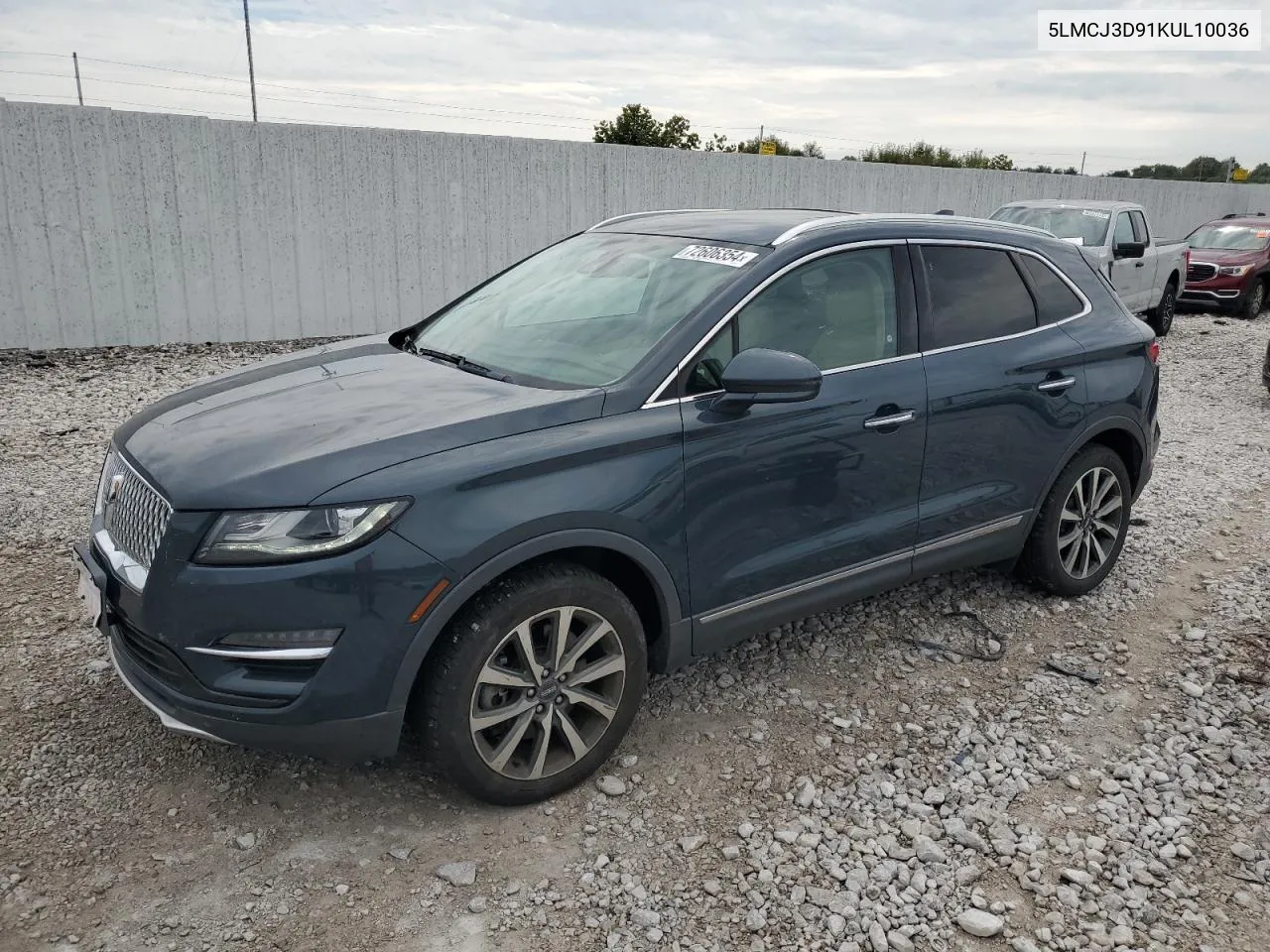 2019 Lincoln Mkc Reserve VIN: 5LMCJ3D91KUL10036 Lot: 72606354