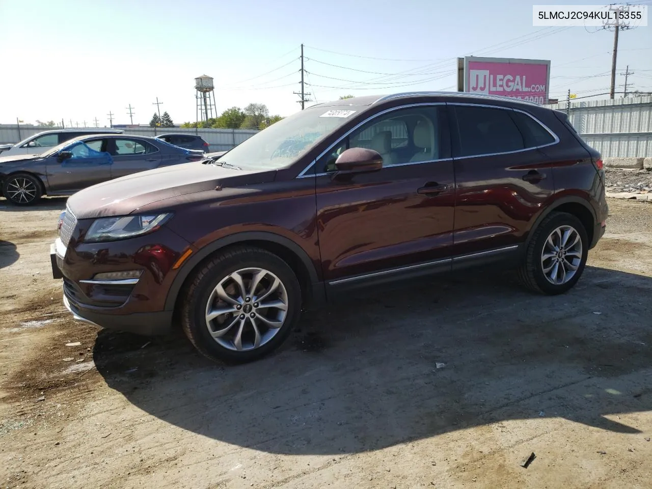 2019 Lincoln Mkc Select VIN: 5LMCJ2C94KUL15355 Lot: 74805374