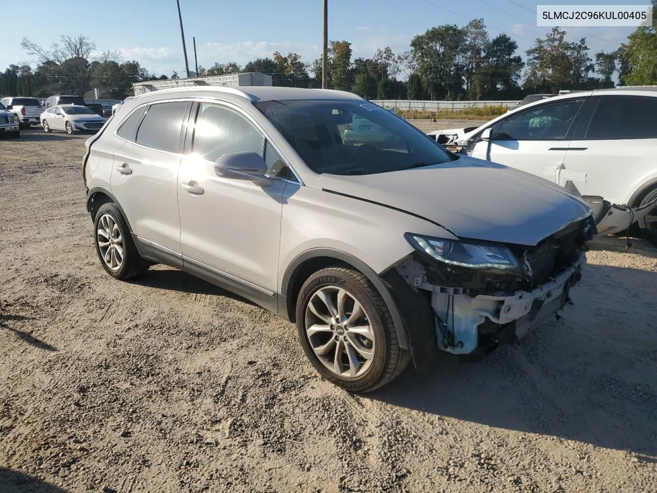 2019 Lincoln Mkc Select VIN: 5LMCJ2C96KUL00405 Lot: 74930514