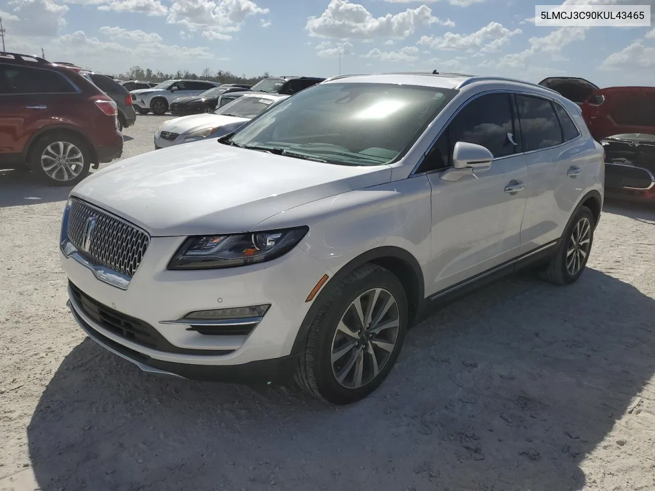 2019 Lincoln Mkc Reserve VIN: 5LMCJ3C90KUL43465 Lot: 75024364