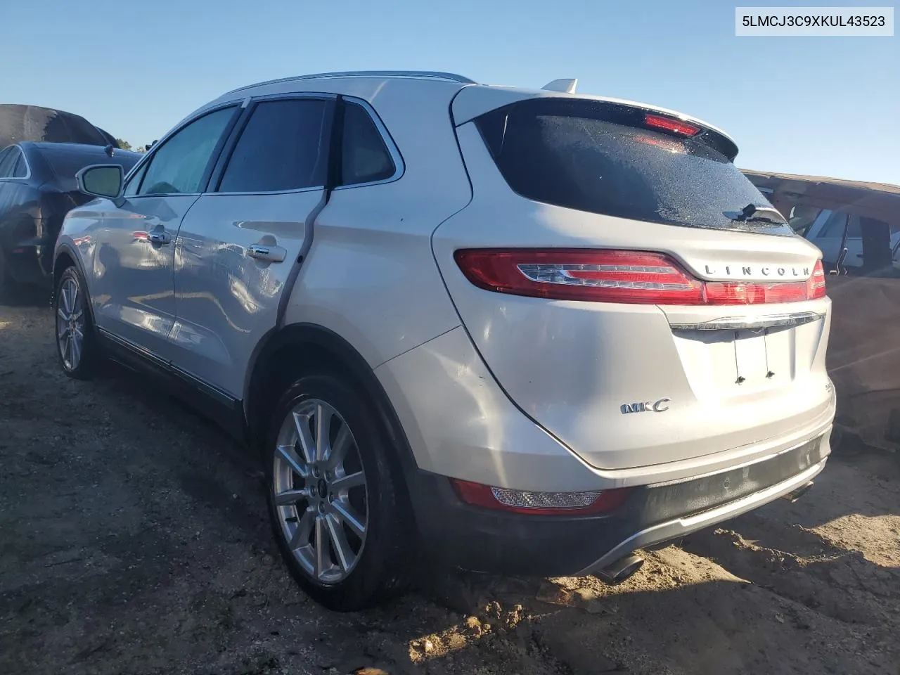 2019 Lincoln Mkc Reserve VIN: 5LMCJ3C9XKUL43523 Lot: 75074434