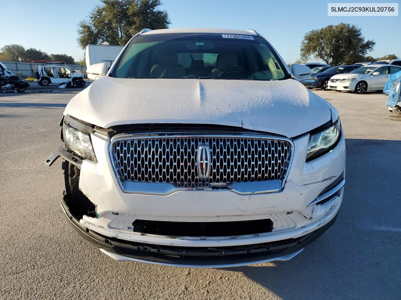 2019 Lincoln Mkc Select VIN: 5LMCJ2C93KUL20756 Lot: 77564304