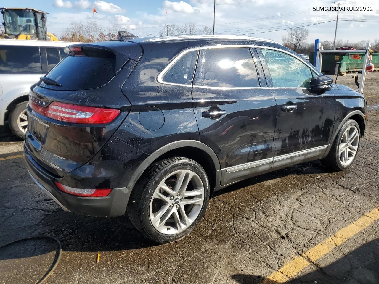 2019 Lincoln Mkc Reserve VIN: 5LMCJ3D98KUL22992 Lot: 78691414