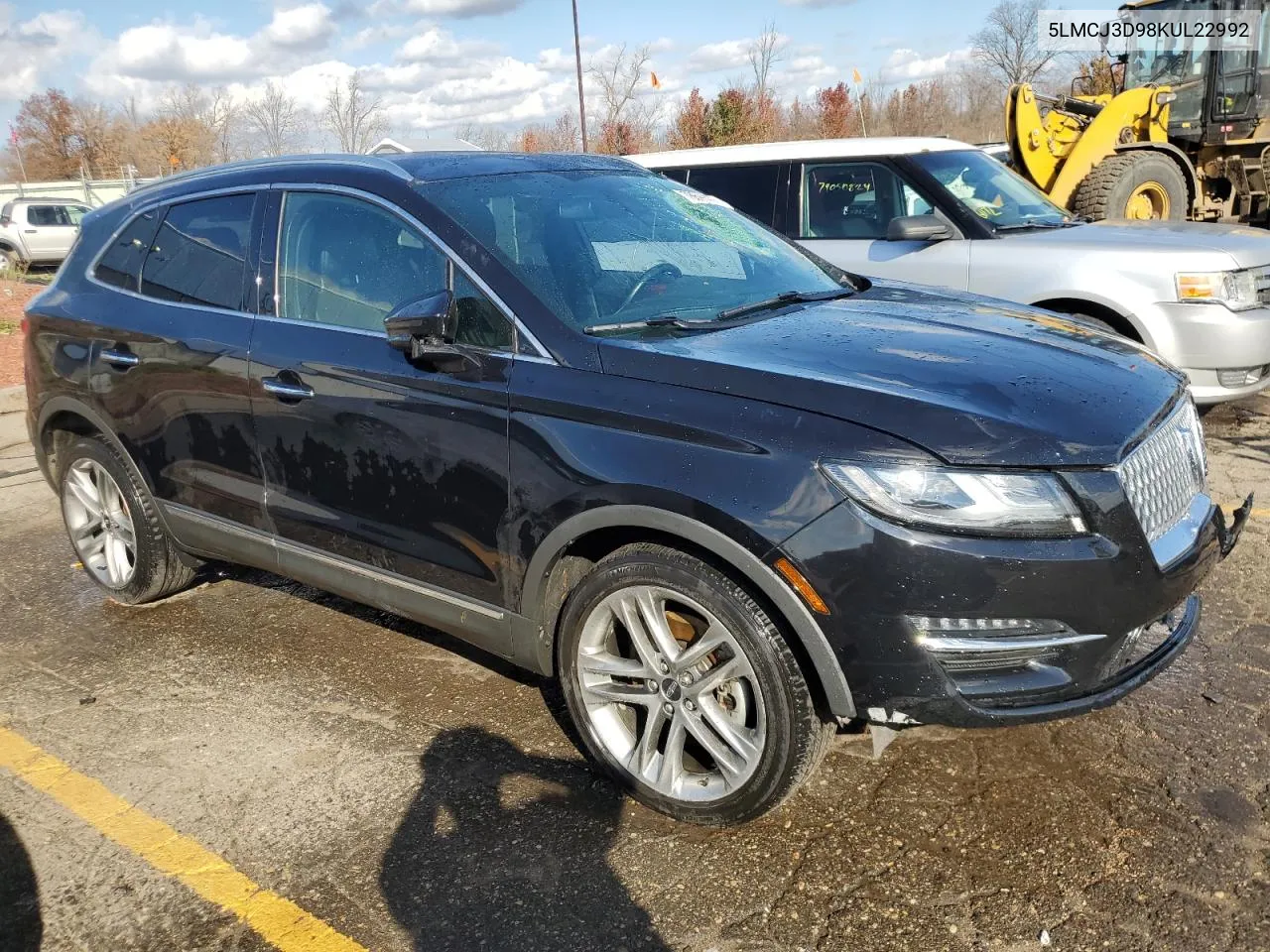 2019 Lincoln Mkc Reserve VIN: 5LMCJ3D98KUL22992 Lot: 78691414