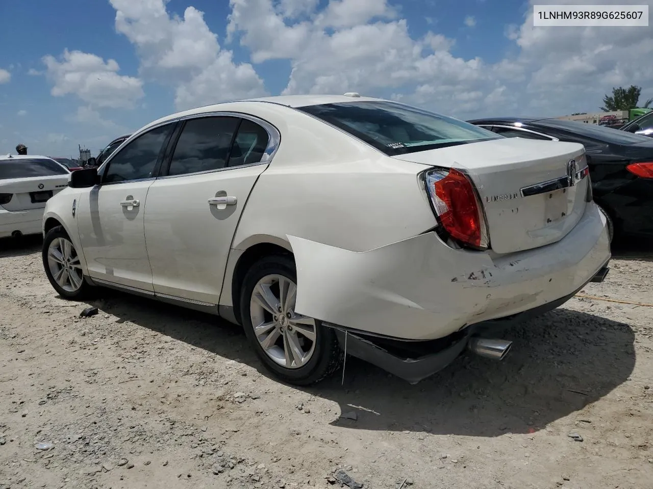 2009 Lincoln Mks VIN: 1LNHM93R89G625607 Lot: 64349804