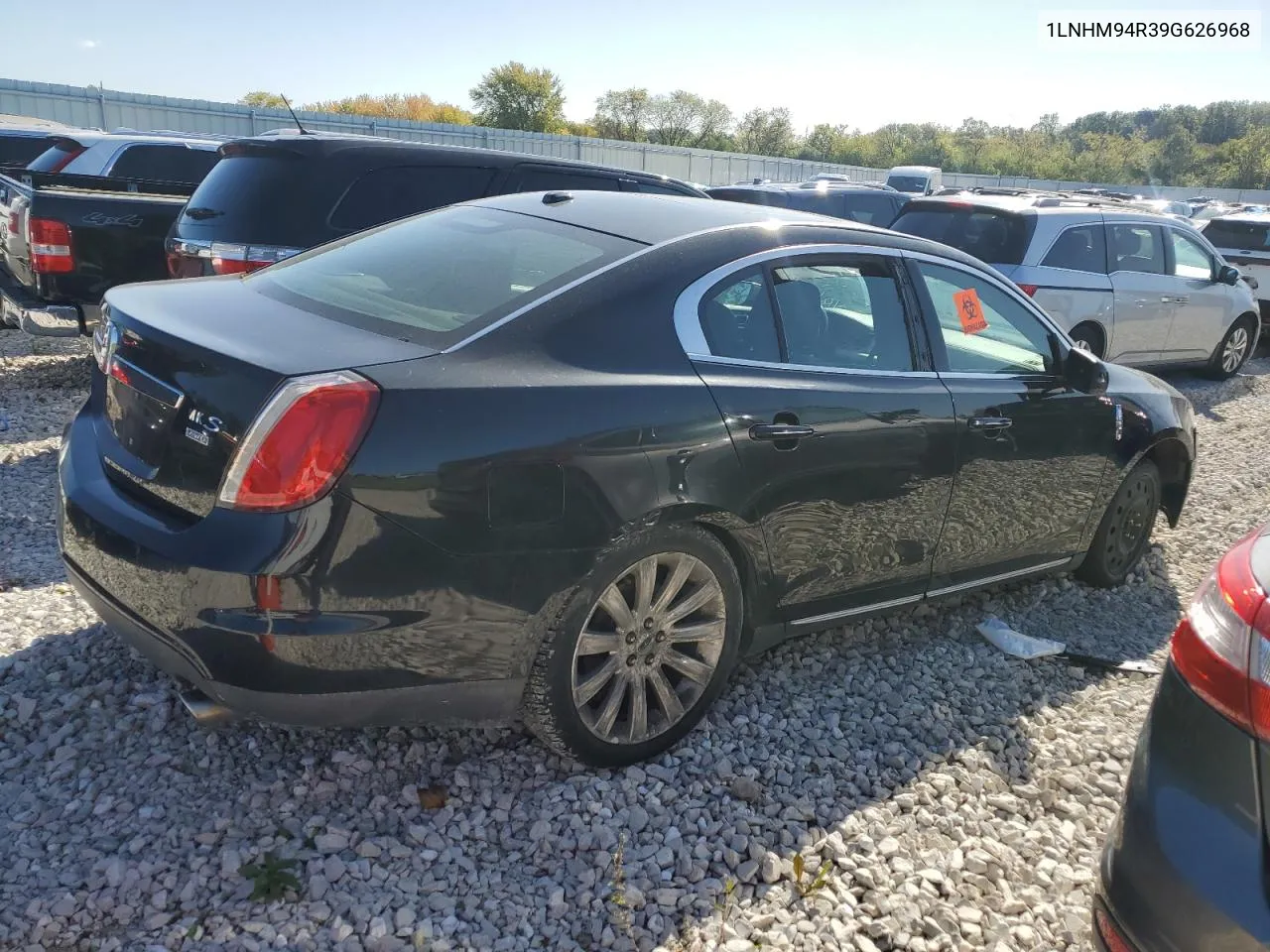 2009 Lincoln Mks VIN: 1LNHM94R39G626968 Lot: 64503504