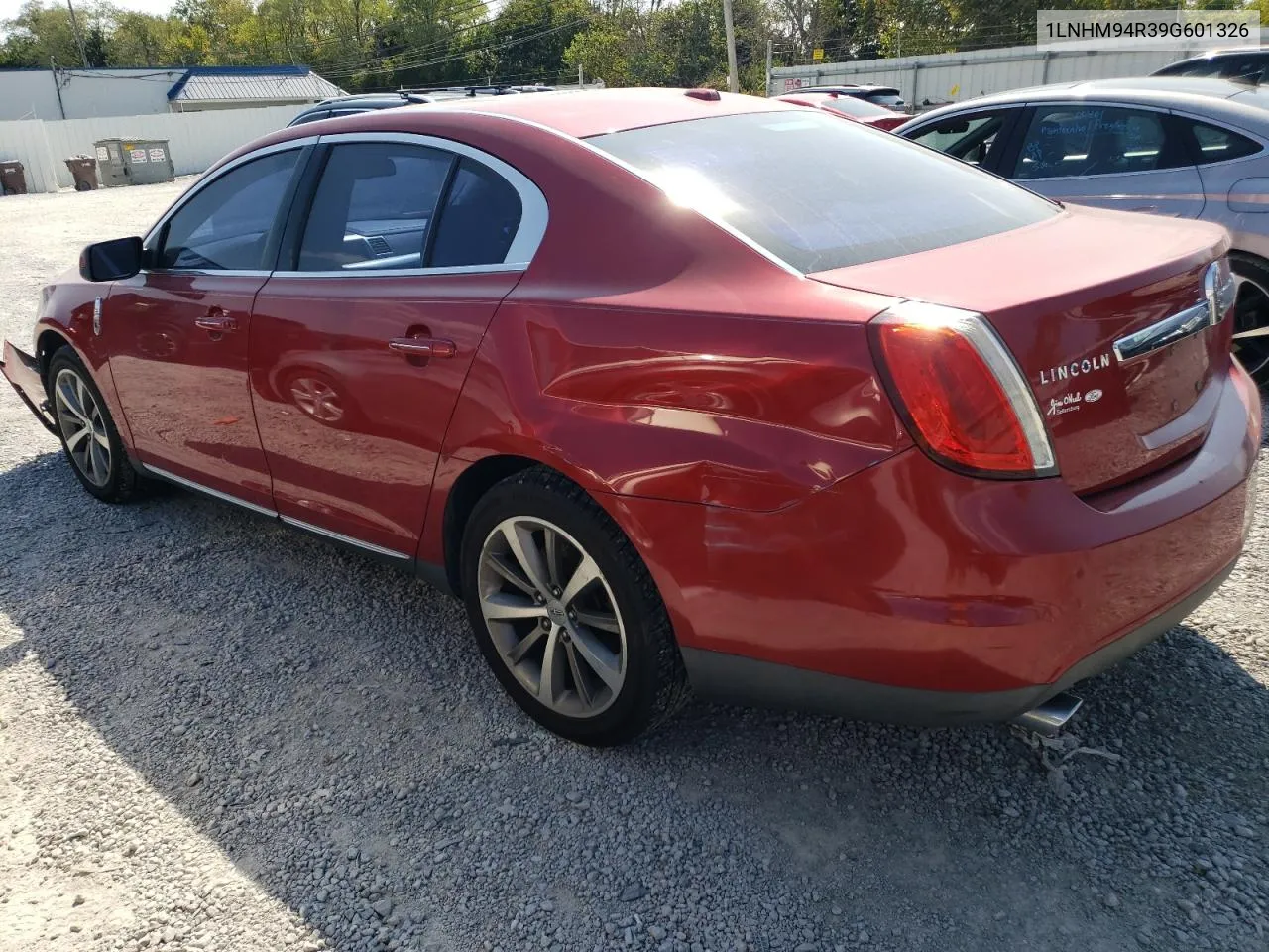 2009 Lincoln Mks VIN: 1LNHM94R39G601326 Lot: 71467904