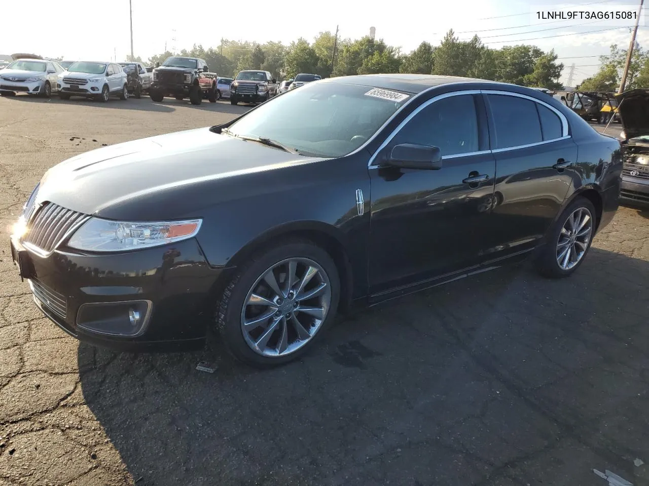 2010 Lincoln Mks VIN: 1LNHL9FT3AG615081 Lot: 65969984