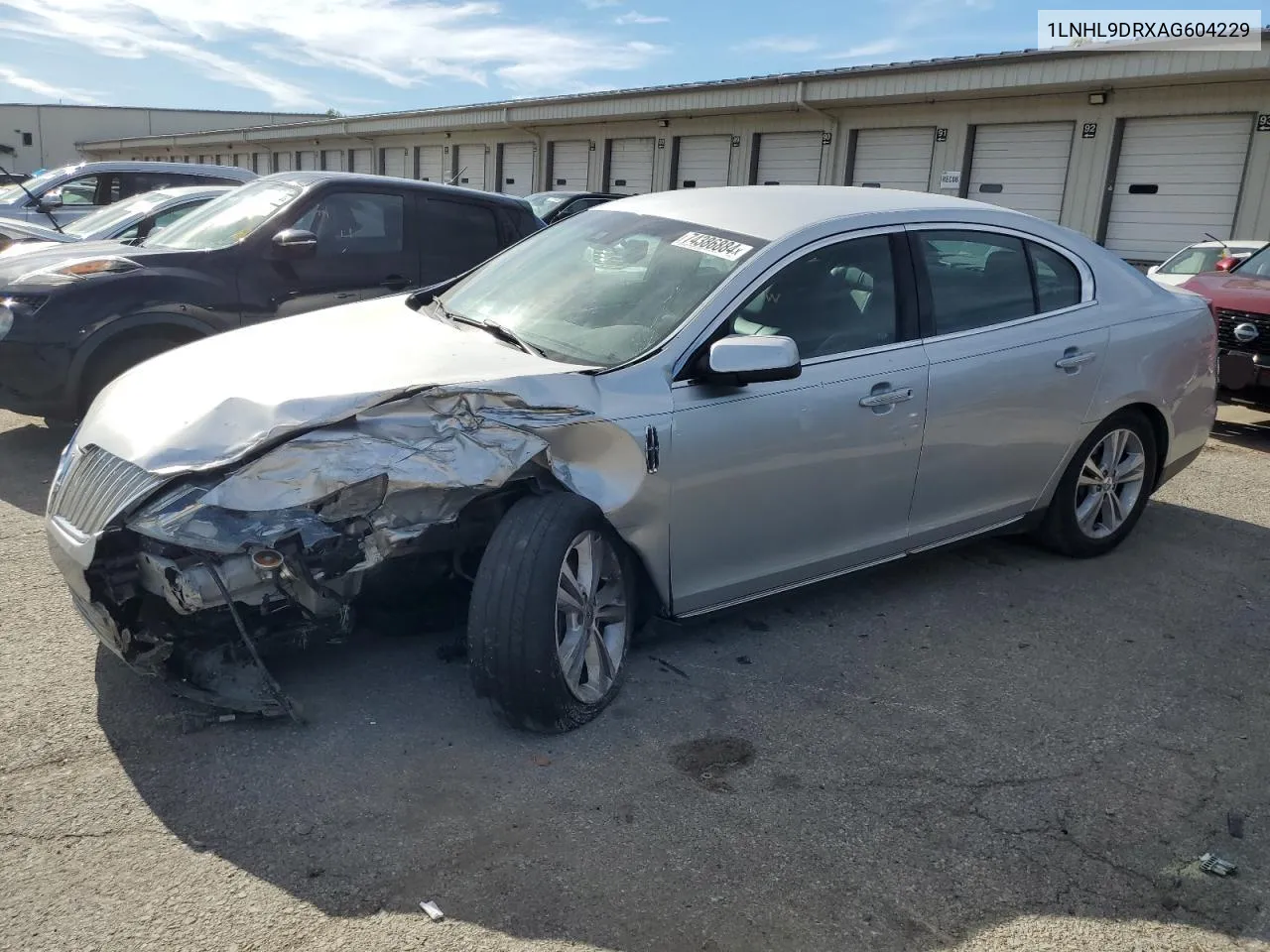 2010 Lincoln Mks VIN: 1LNHL9DRXAG604229 Lot: 74386884