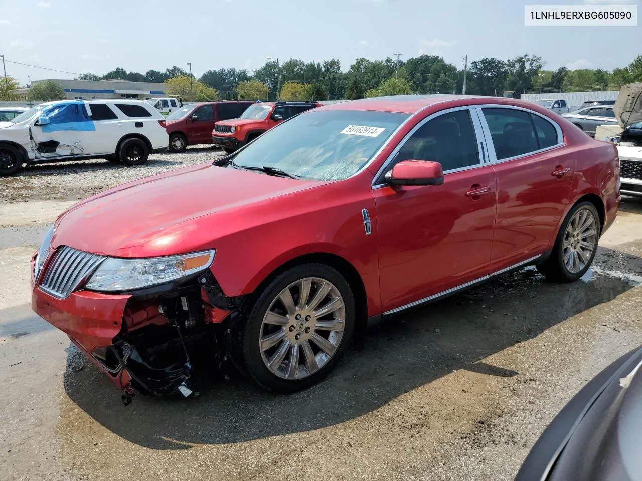 2011 Lincoln Mks VIN: 1LNHL9ERXBG605090 Lot: 66162914