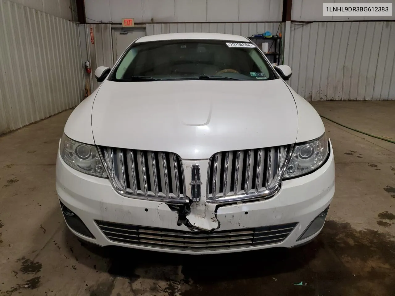 2011 Lincoln Mks VIN: 1LNHL9DR3BG612383 Lot: 70758384