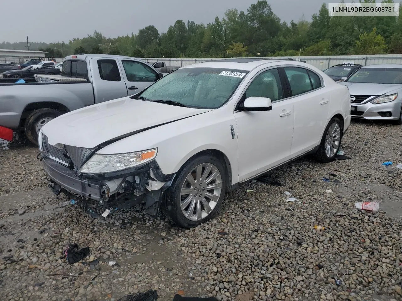 2011 Lincoln Mks VIN: 1LNHL9DR2BG608731 Lot: 71322234